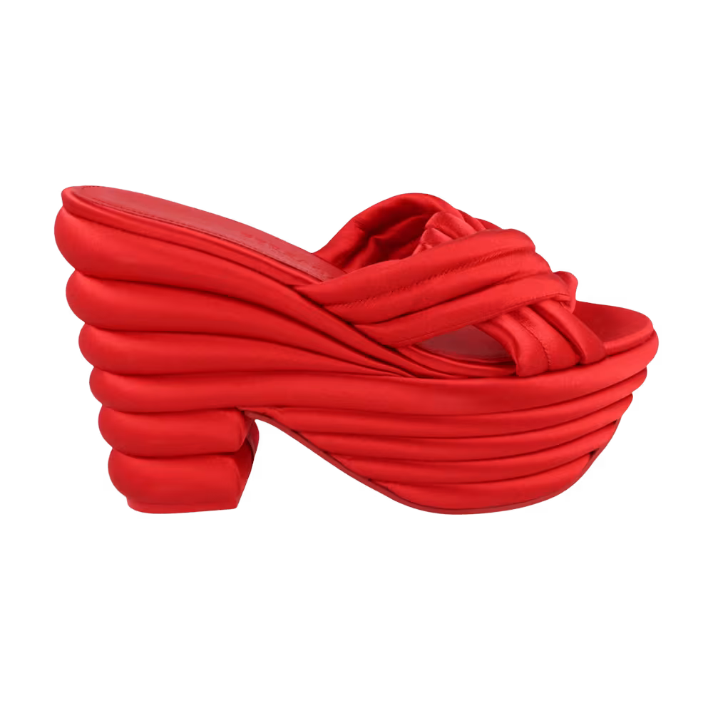 Women's Ferragamo Rey Platform Sandal Red