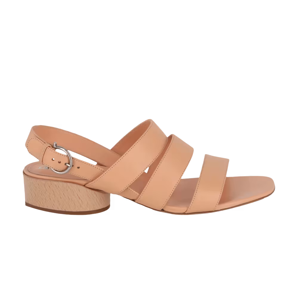 Women's Ferragamo Trezze Heel Sandal Peach