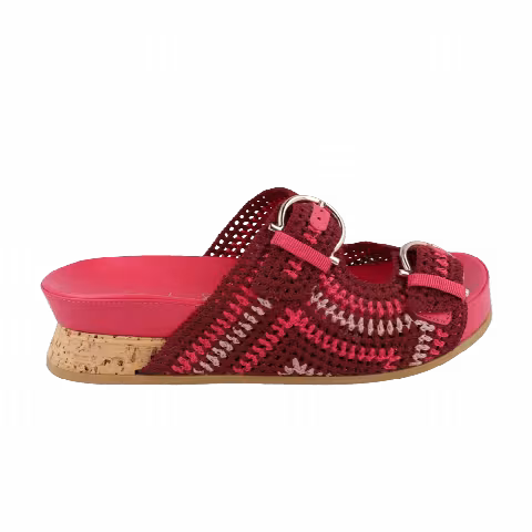 Wmns Ferragamo Shaula Crochet Sandal 'Purple'