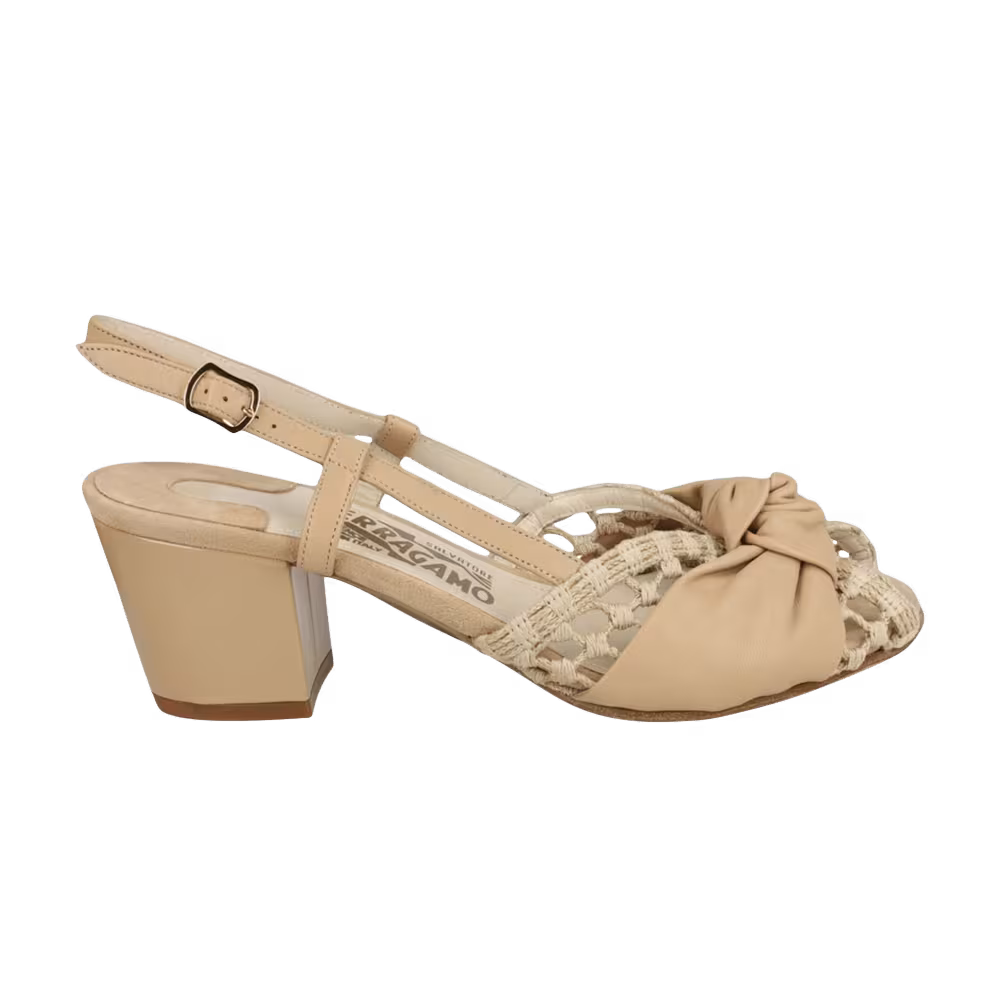 Ferragamo Women's Maffei Slingback Sandal Gold