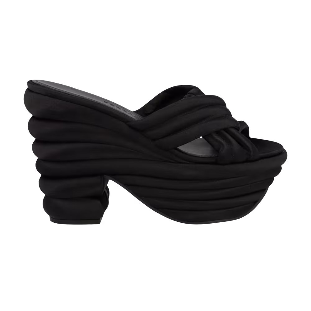 Women's Ferragamo Rey Platform Sandal Black