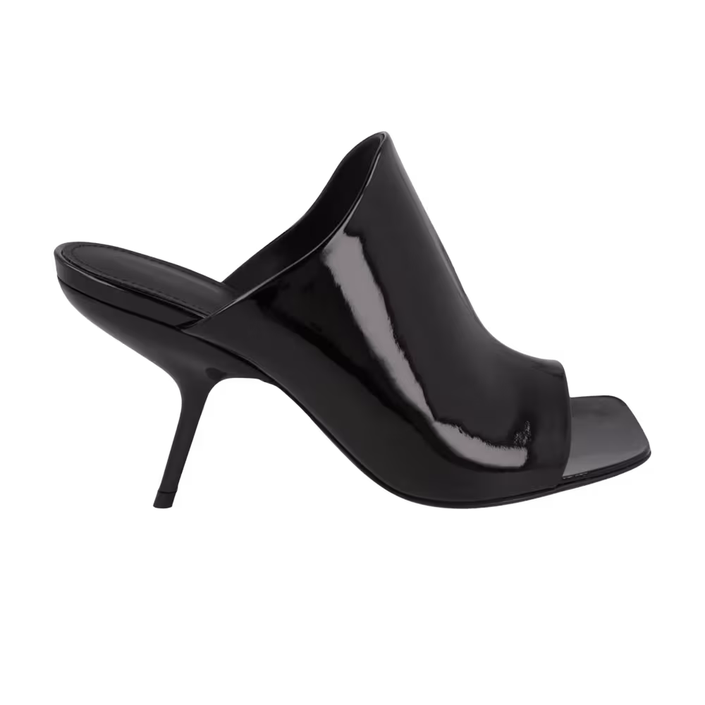 Women's Ferragamo Era Patent Leather Mule Black