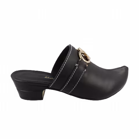 Wmns Ferragamo Phobos Leather Mule 'Black'
