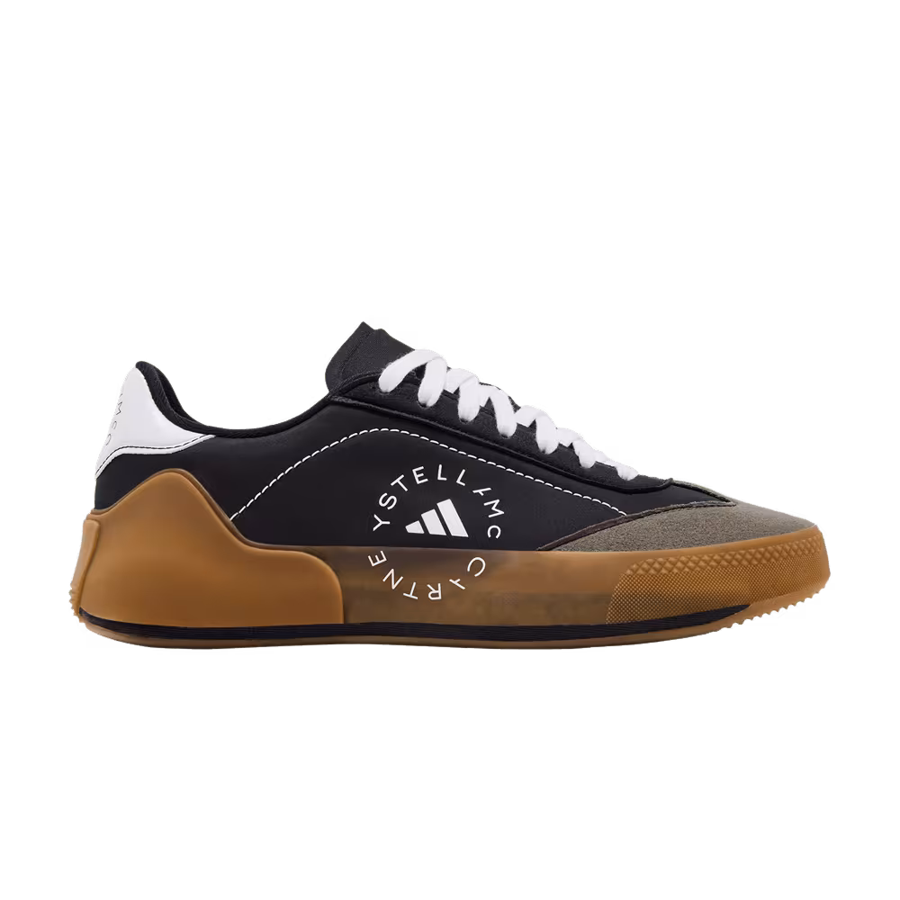 Stella McCartney x adidas Women's Court Boost Black White Gum