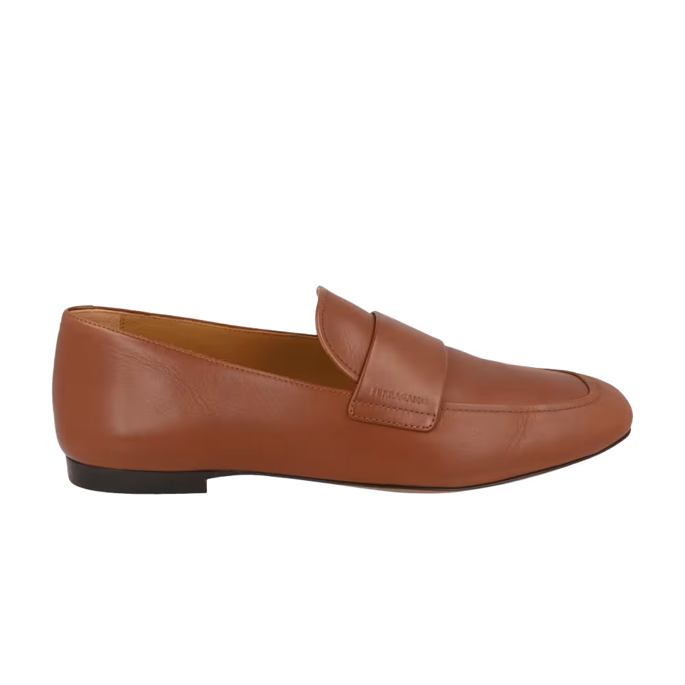 Ferragamo Gedeone Leather Loafer Brown