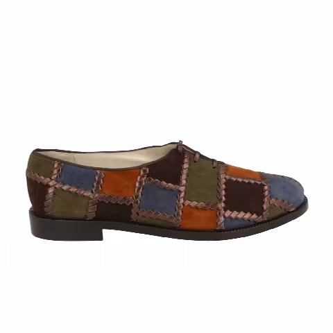 Ferragamo Wmns Esquimese Patchwork Loafer 'Blue'