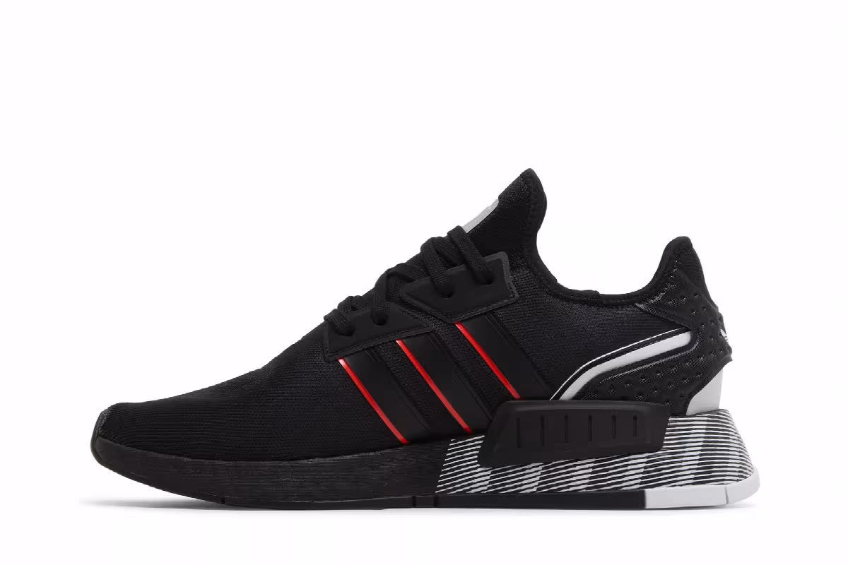 adidas NMD_G1 Black Solar Red, view 4