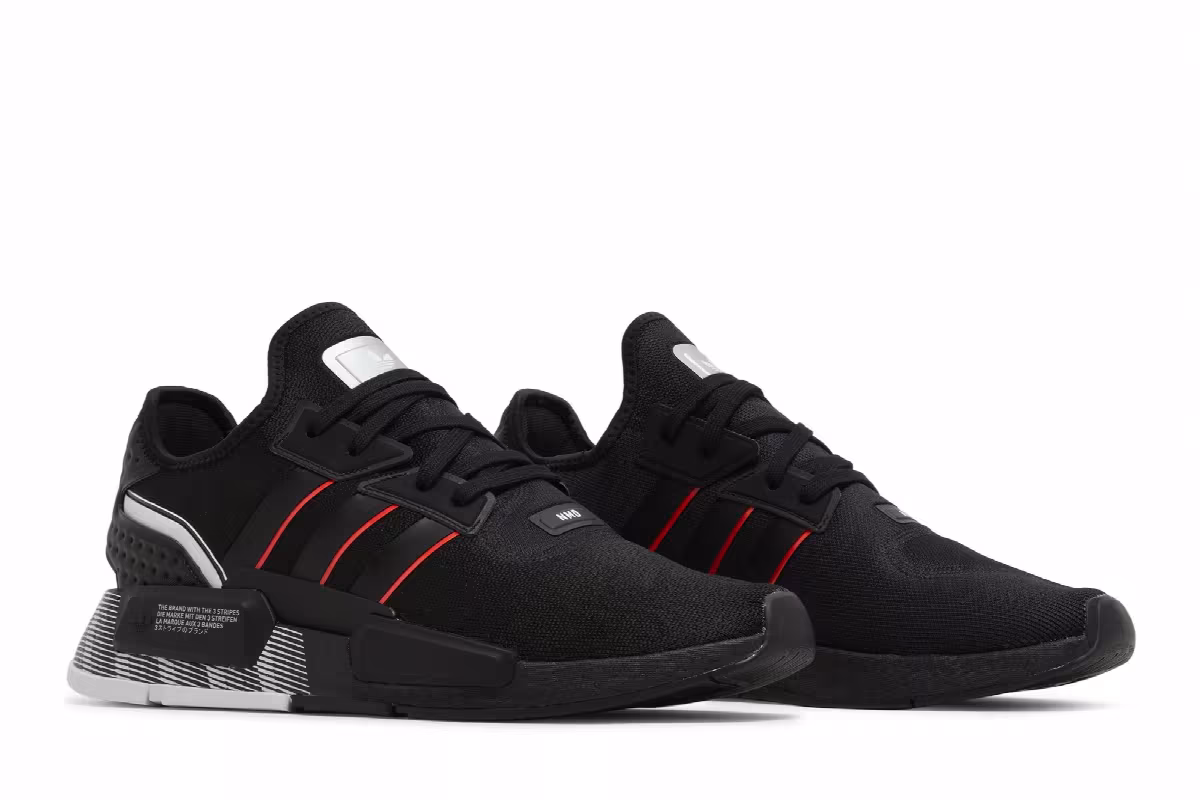 adidas NMD_G1 Black Solar Red, view 9