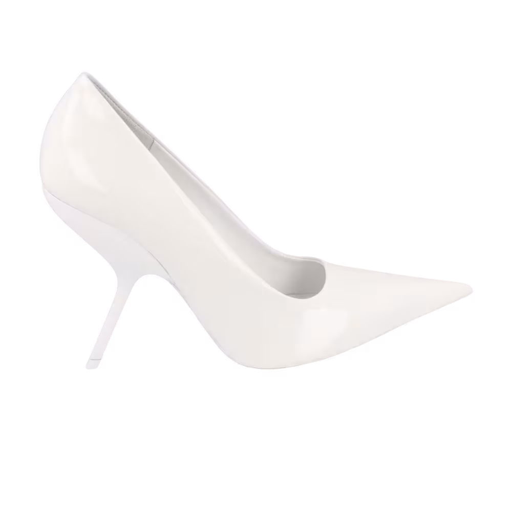 Ferragamo Women's Eva X5 Patent Leather Pump White