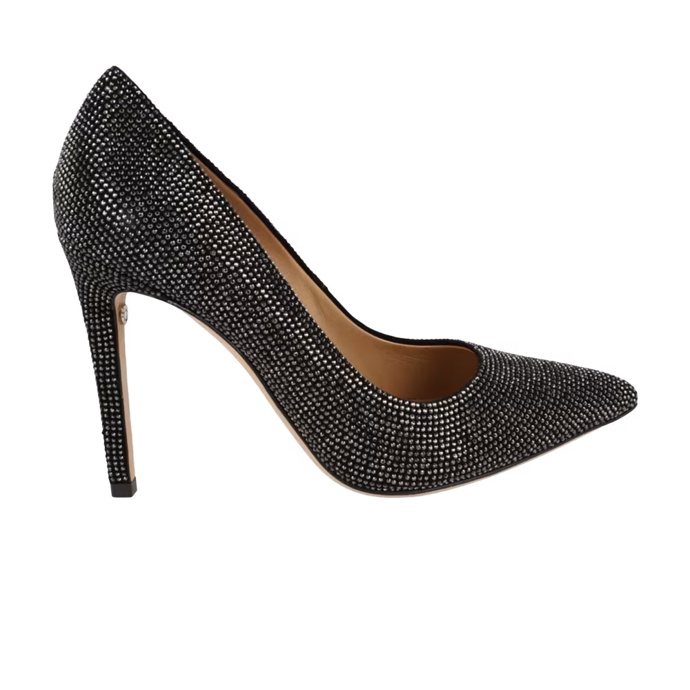Women's Ferragamo Ilary X5 Crystal Embellished Pump Black