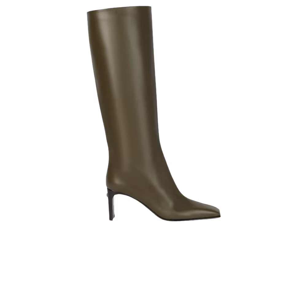 Women's Ferragamo Cimelina Knee-High Boot Olive