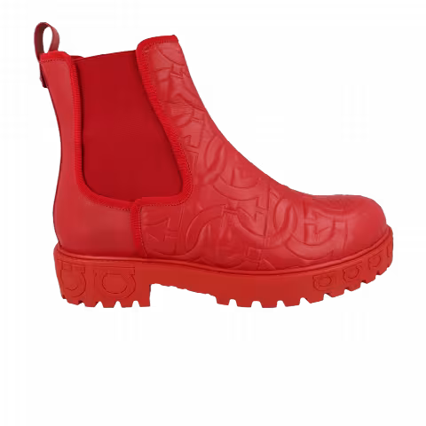 Wmns Ferragamo Varsi Chelsea Boot 'Red'