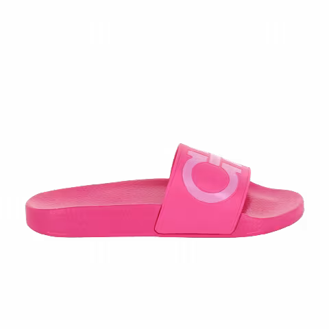 Ferragamo Wmns Groovy Dual Gancini Slide 'Pink'
