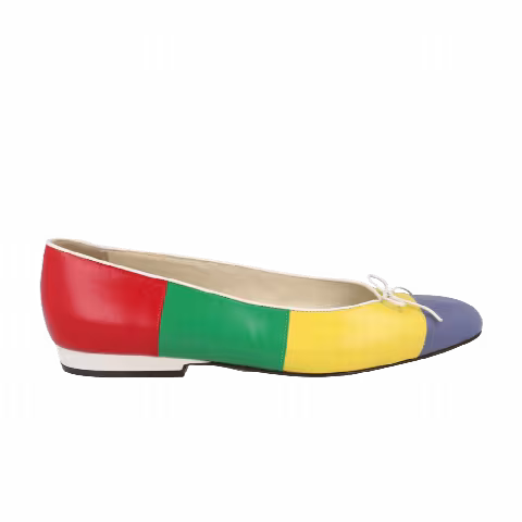 Ferragamo Wmns Curiosa Ballet Flat 'Multi-Color'