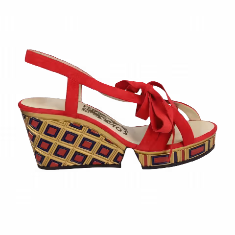 Ferragamo Wmns Avanguardie Wedge 'Red'