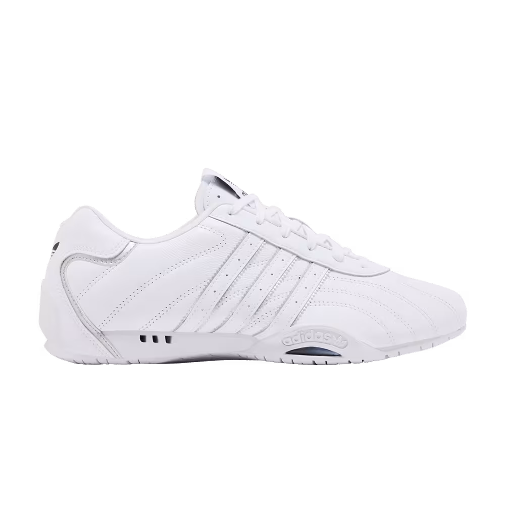 adidas Women's Adi Racer Low White Silver Metallic