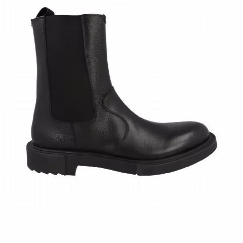 Ferragamo Loreno Leather Chelsea Boot 'Black'