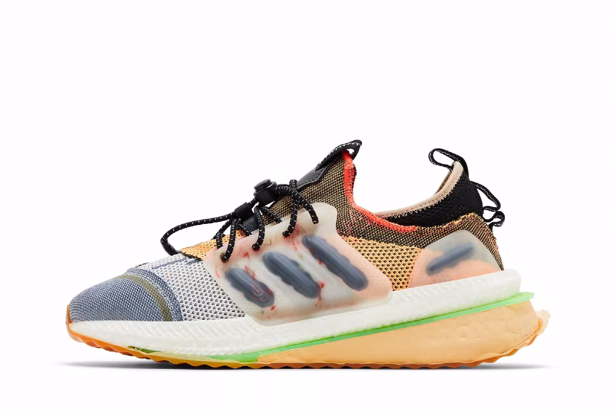 Helen Kirkum x adidas X_PLRBOOST Aluminium Lucid Lime, view 4