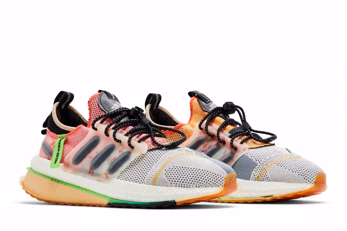 Helen Kirkum x adidas X_PLRBOOST Aluminium Lucid Lime, view 9
