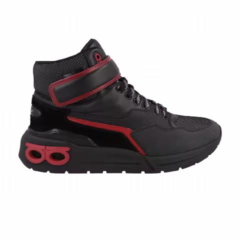 Ferragamo Cosma High-Top Sneaker 'Black'
