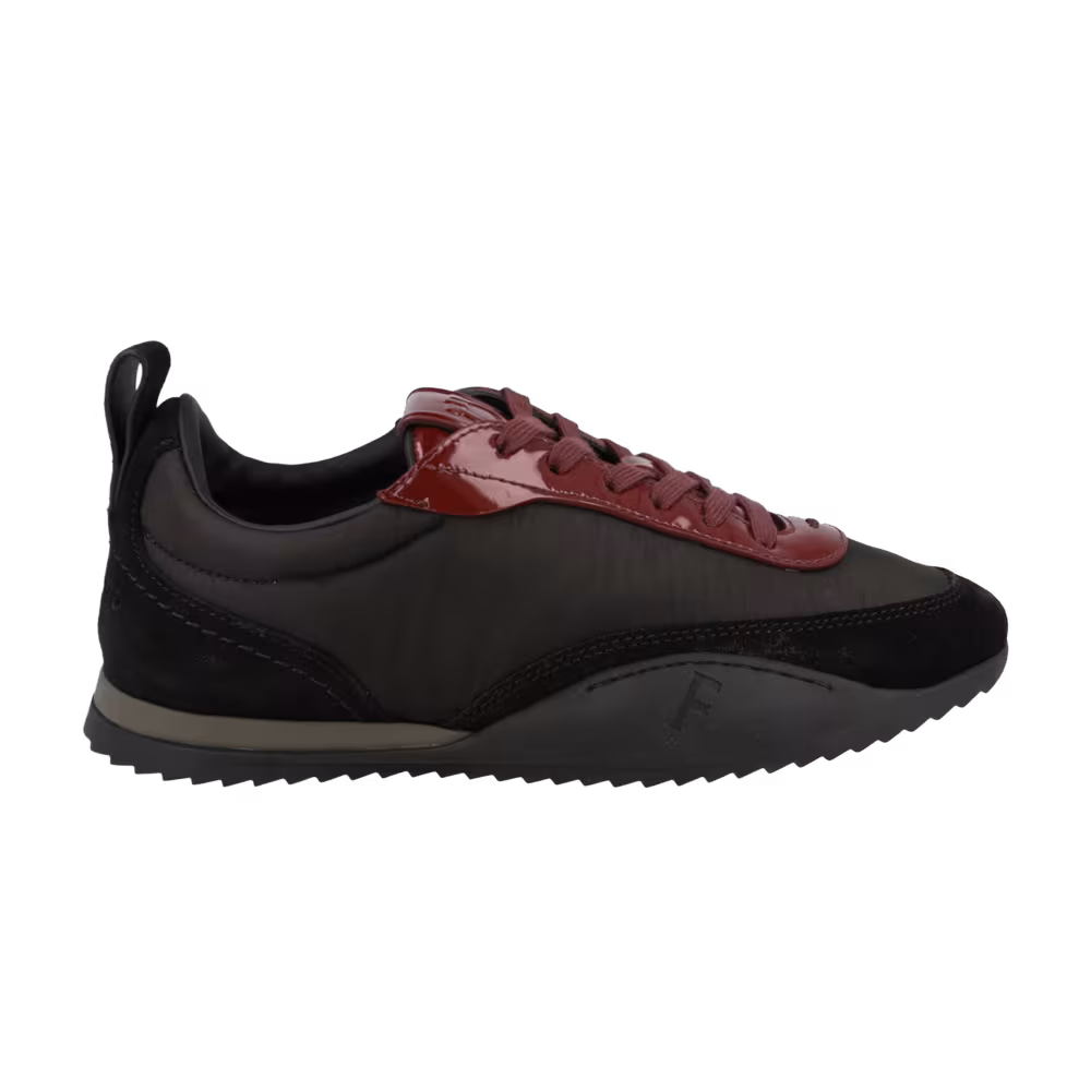 Women's Ferragamo Detroit 1 Low-Top Sneaker Black