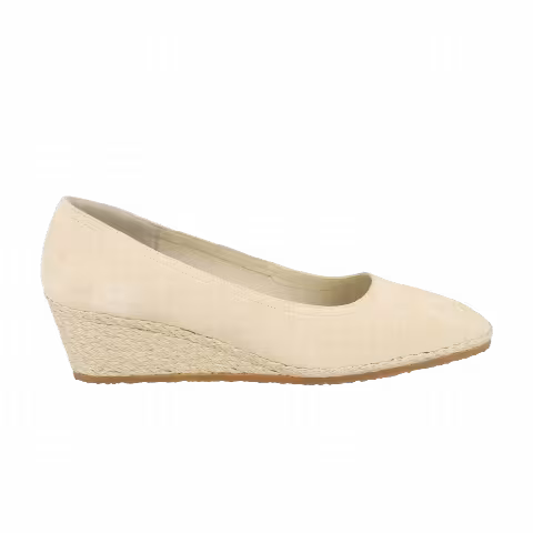 Ferragamo Wmns Campy Espadrille Wedge 'Bone'