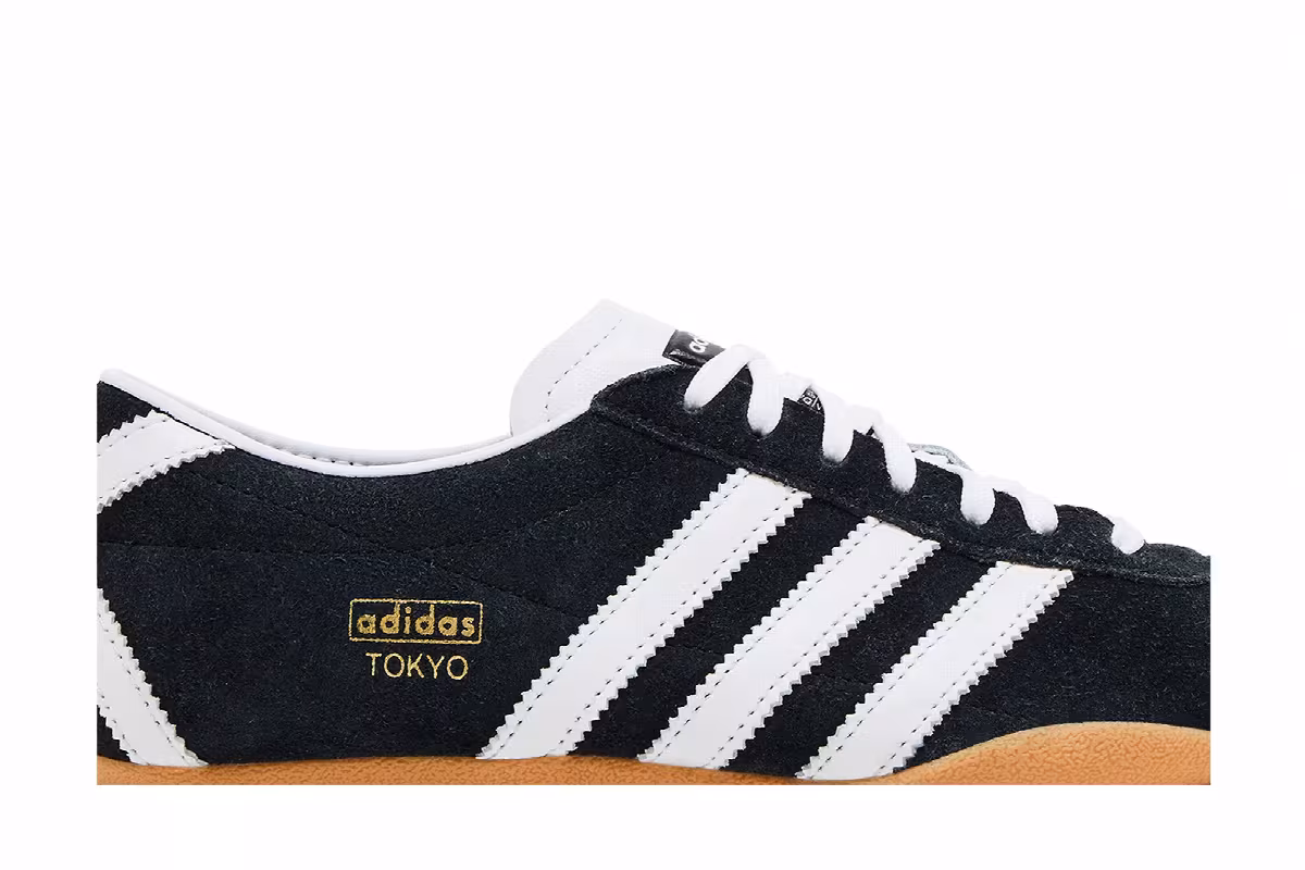 adidas Women's Tokyo Black White Gum, view 3