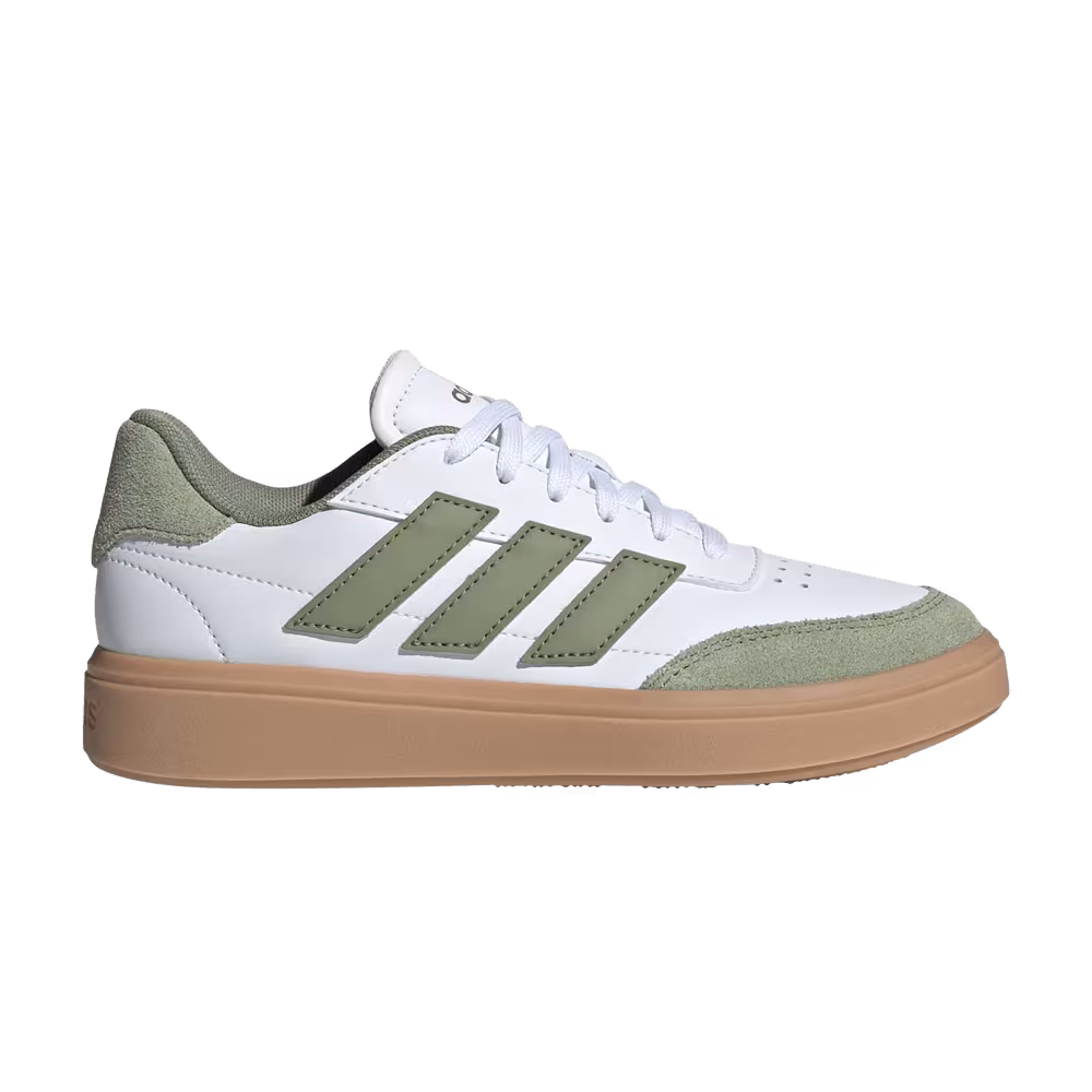 Adidas CourtBlock J White Tent Green Gum