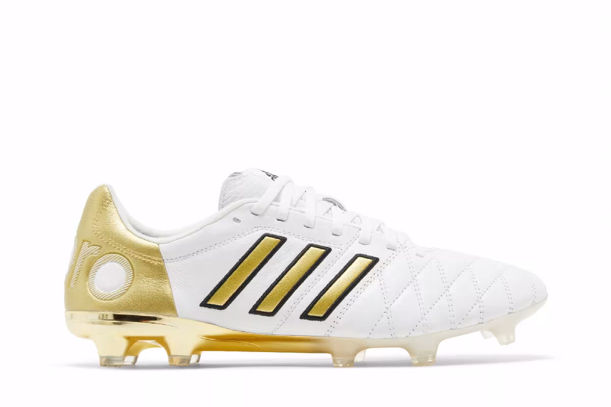 Toni Kroos x adidas 11Pro FG White Gold Metallic, view 2
