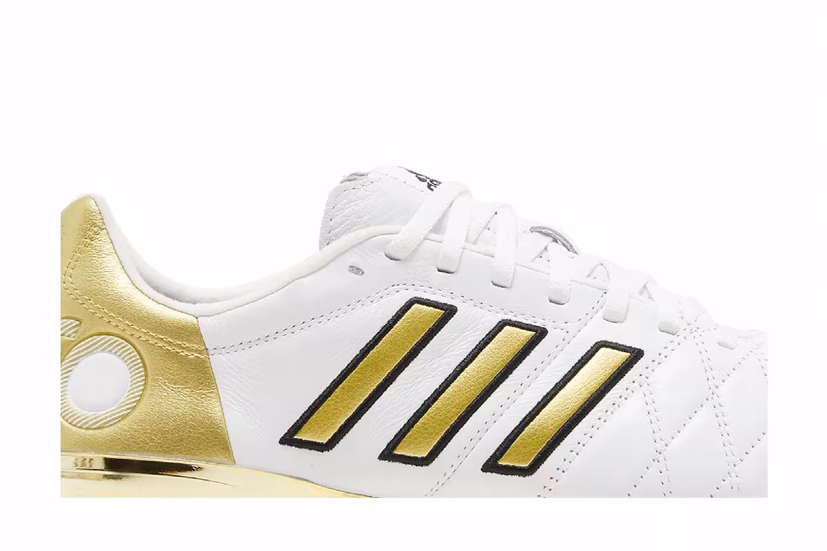Toni Kroos x adidas 11Pro FG White Gold Metallic, view 3