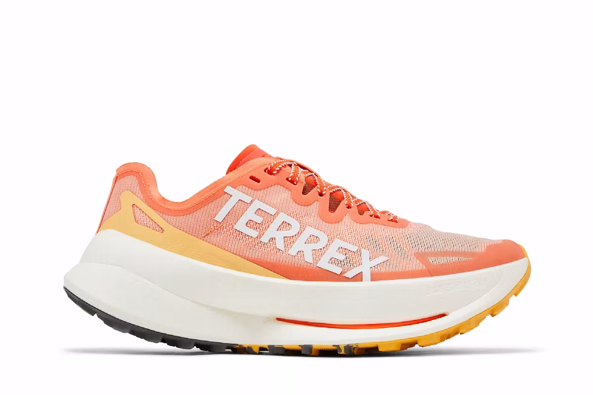 adidas Women's Terrex Agravic Speed Ultra Amber Tint Semi Spark, view 2