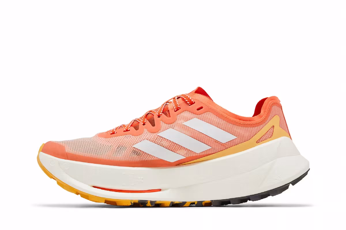 adidas Women's Terrex Agravic Speed Ultra Amber Tint Semi Spark, view 4