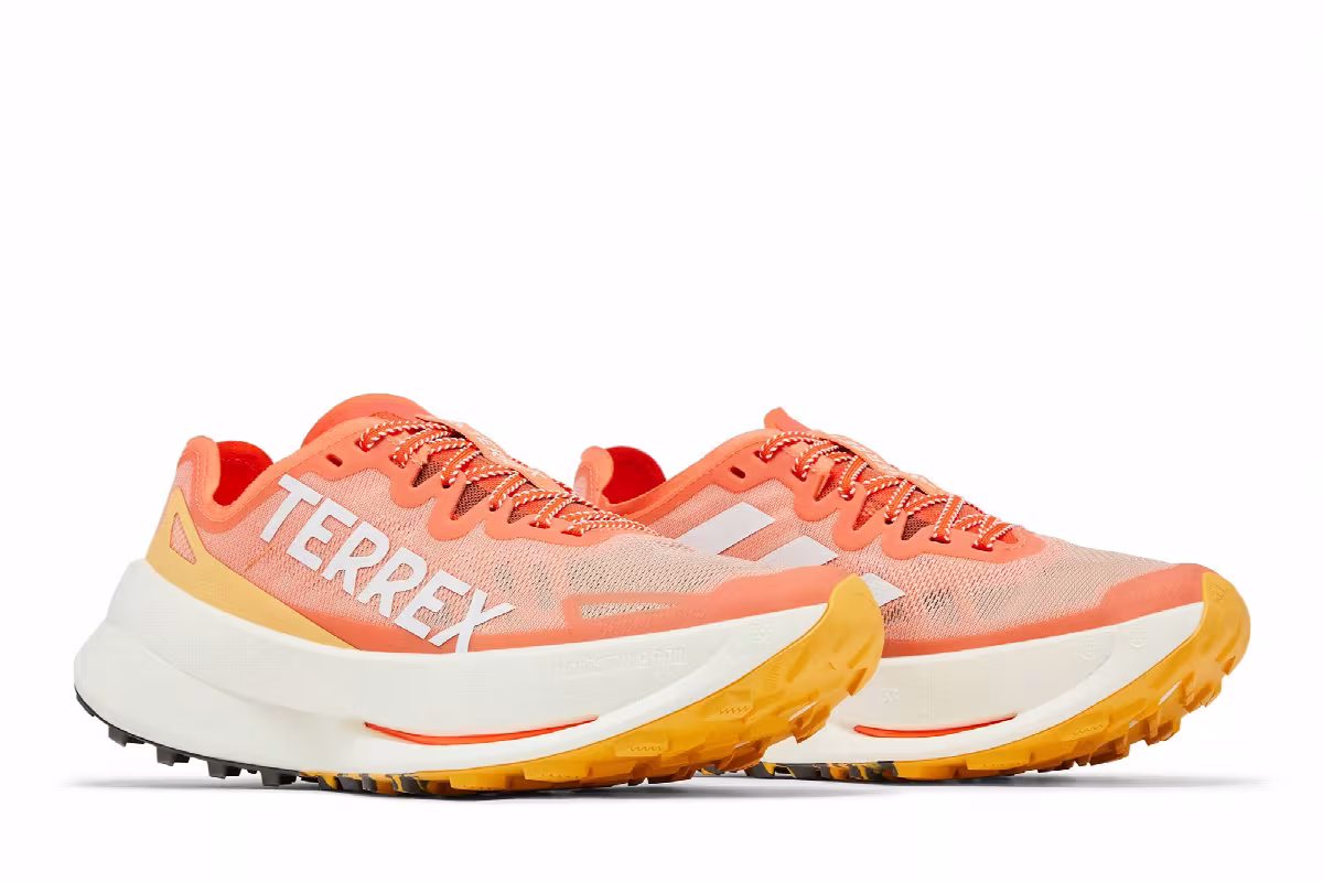 adidas Women's Terrex Agravic Speed Ultra Amber Tint Semi Spark, view 9