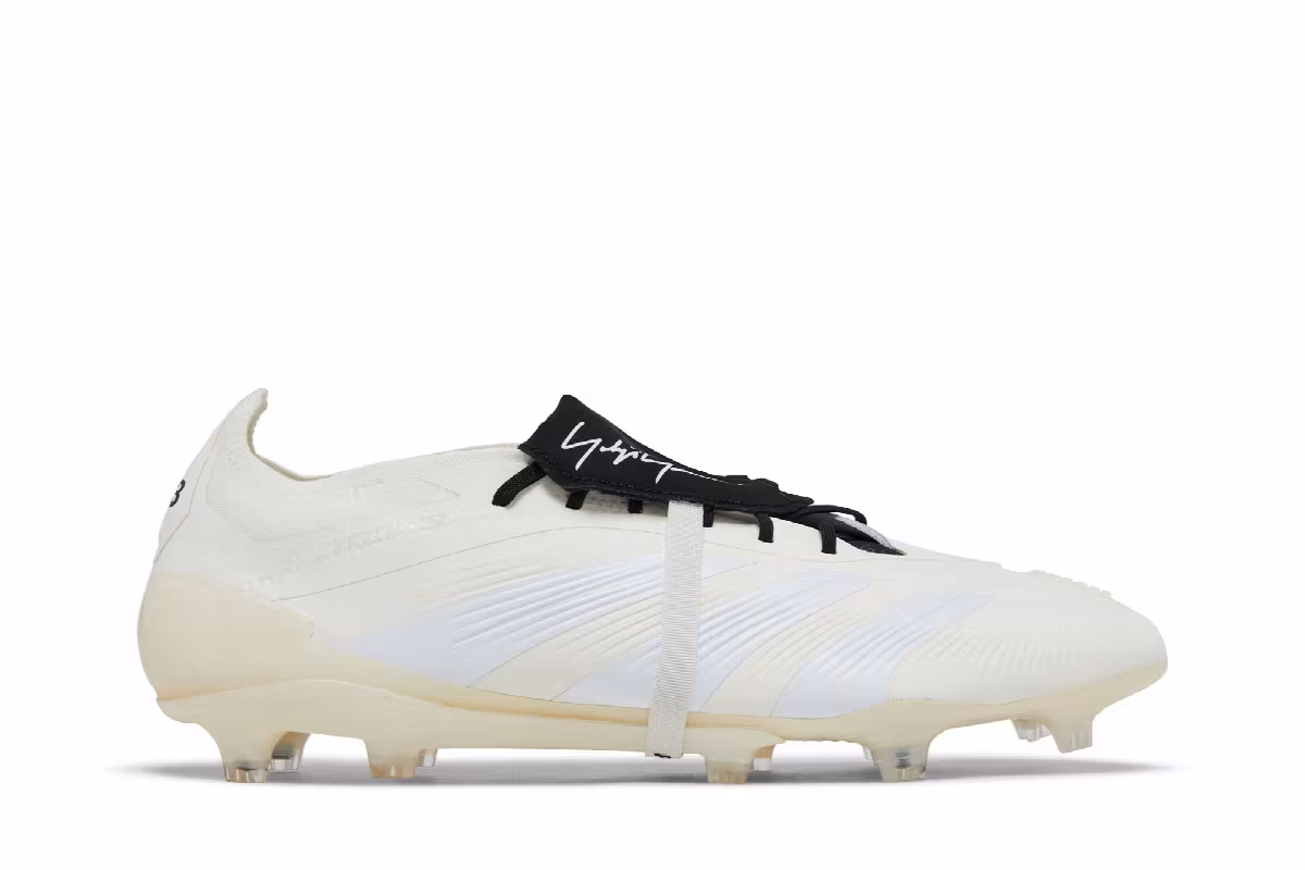 adidas Y-3 Predator Elite Foldover Tongue FG Cloud White, view 2