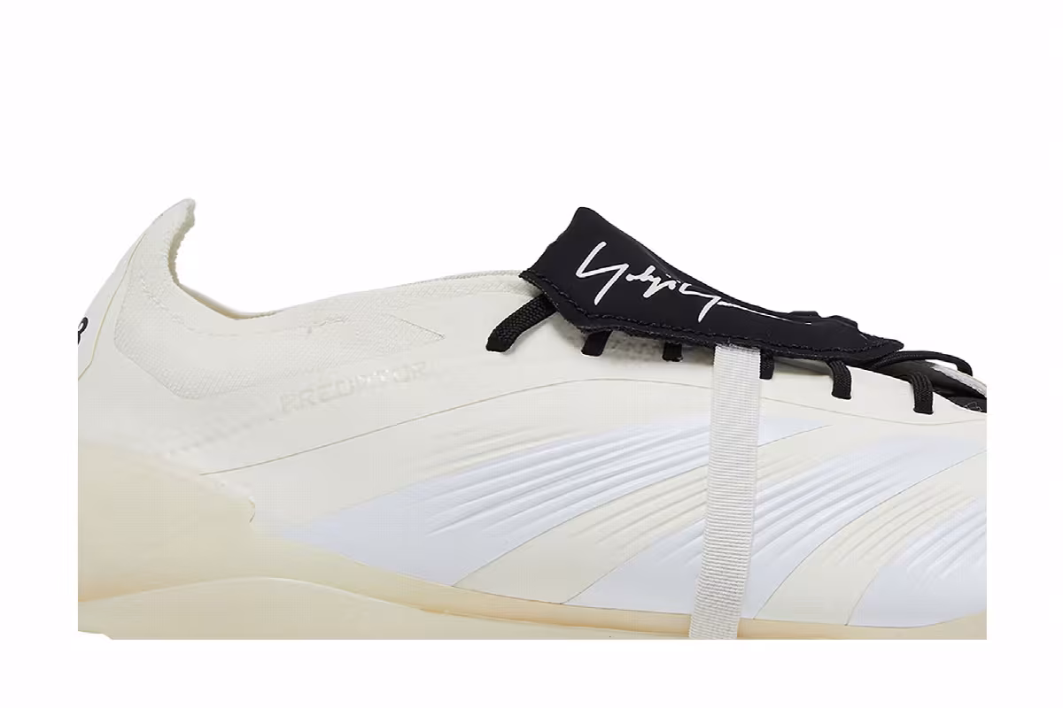 adidas Y-3 Predator Elite Foldover Tongue FG Cloud White, view 3