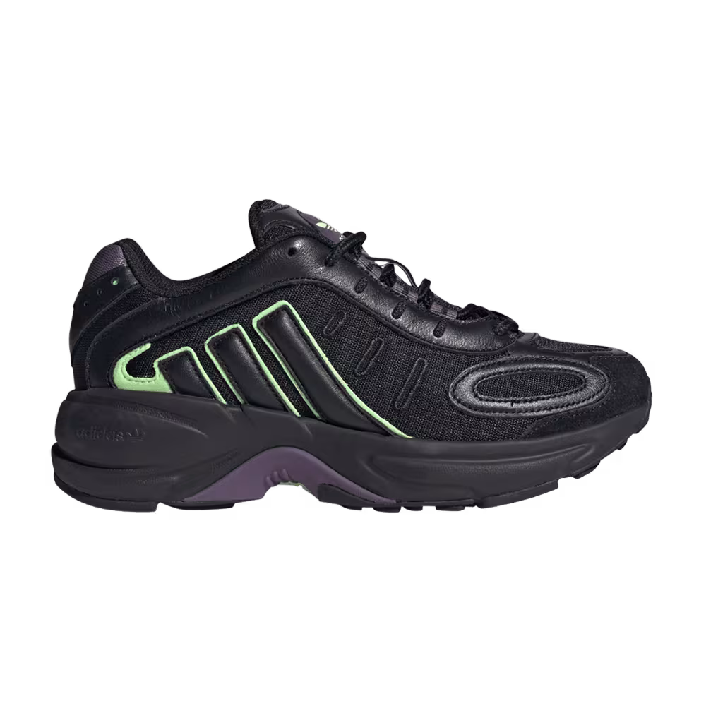 adidas Women's Falcon Galaxy Black Green Spark