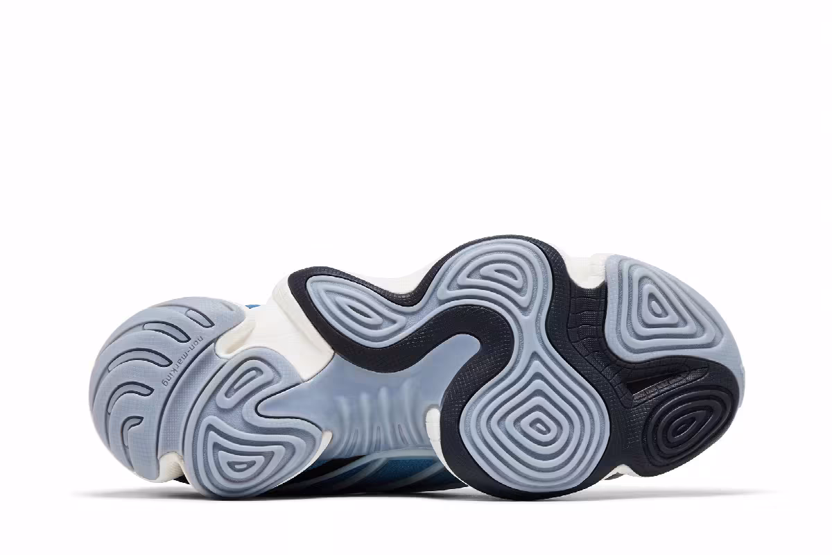 Packer Shoes x adidas Intimidation Low Cyan Blue, view 5