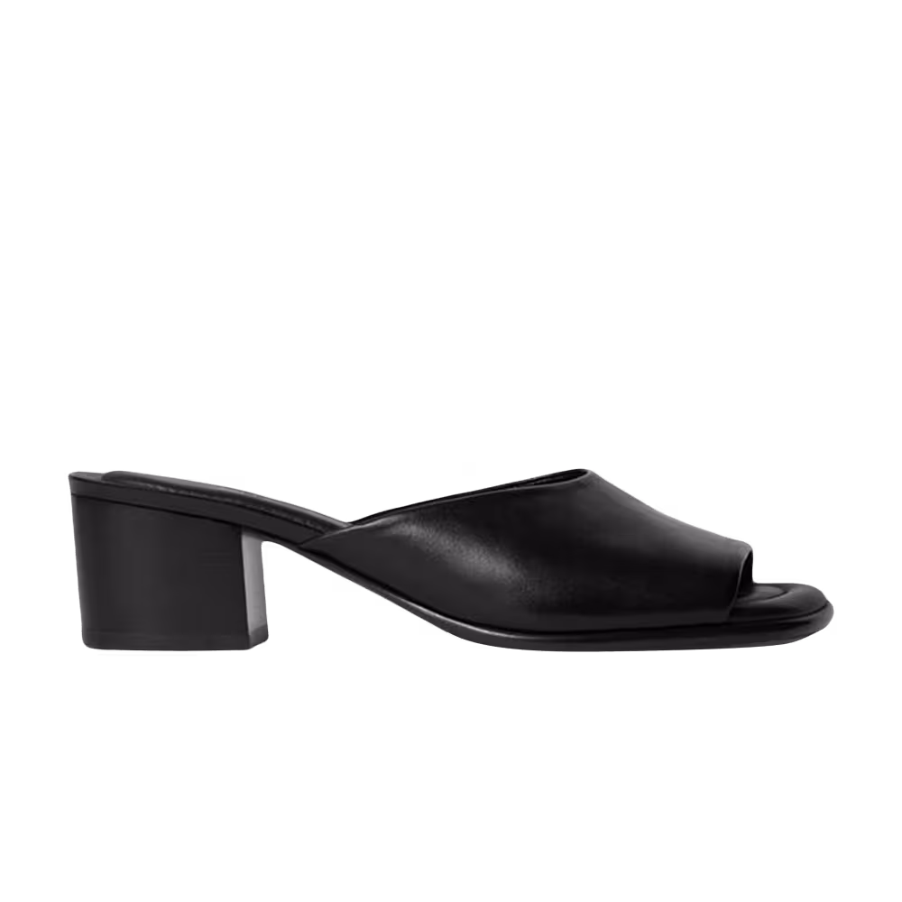 Lemaire Women's Square Heeled Mule Black