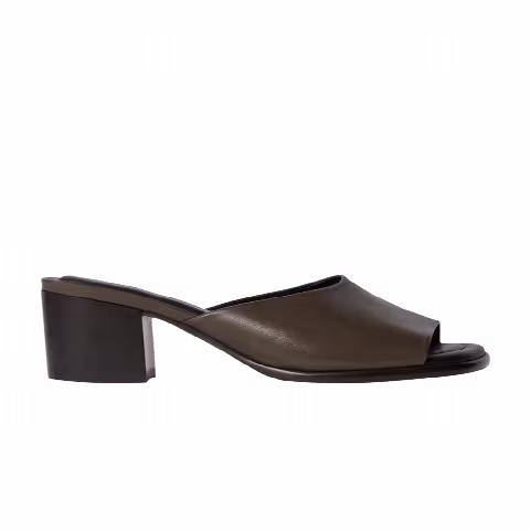 Lemaire Wmns Square Heeled Mule 'Dark Brown'