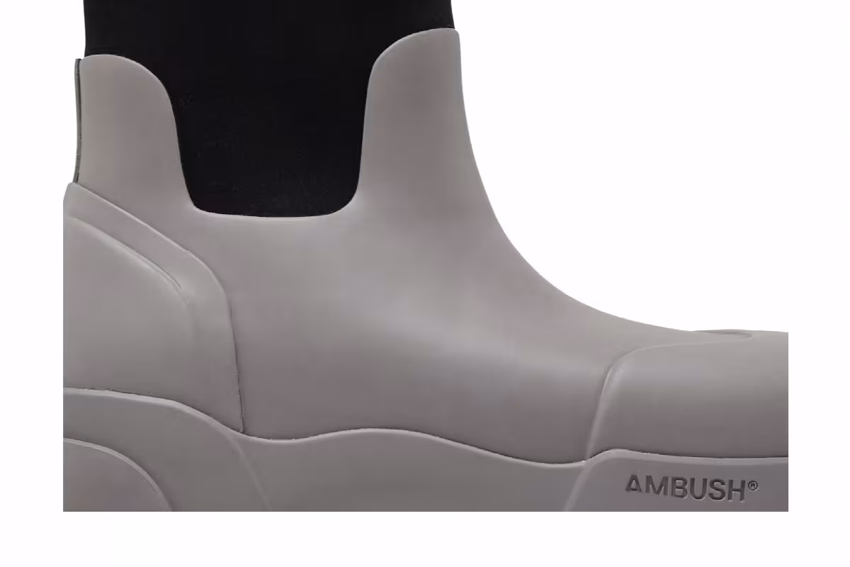 AMBUSH Rubber Boot Grey, view 3