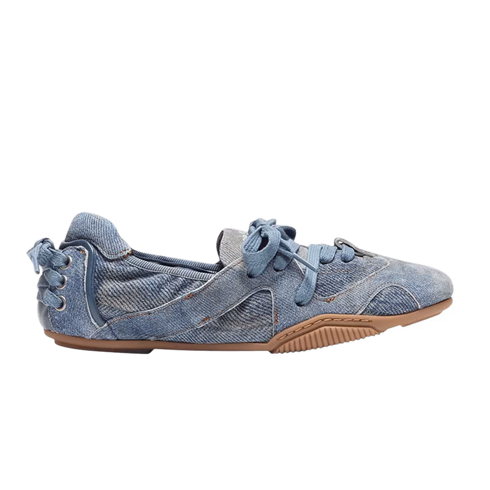 Acne Studios Women's Lace-Up Denim Blue