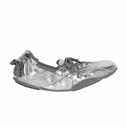 Acne Studios Wmns Lace Up Ballet Flat 'Silver'