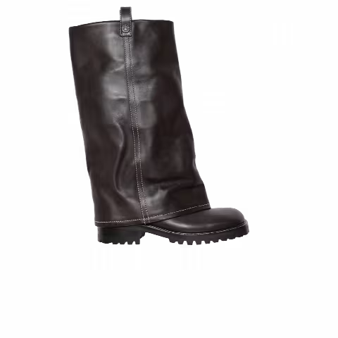 Acne Studios Leather Buckle Boot 'Mocha Brown'