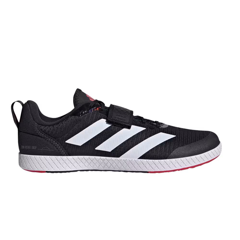 Adidas Total Weightlifting Black White Pure Ruby