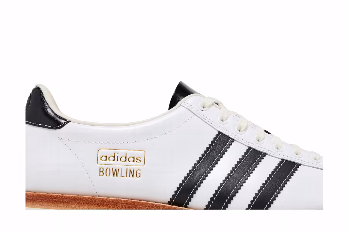 Brain Dead x adidas Bowling White, view 3