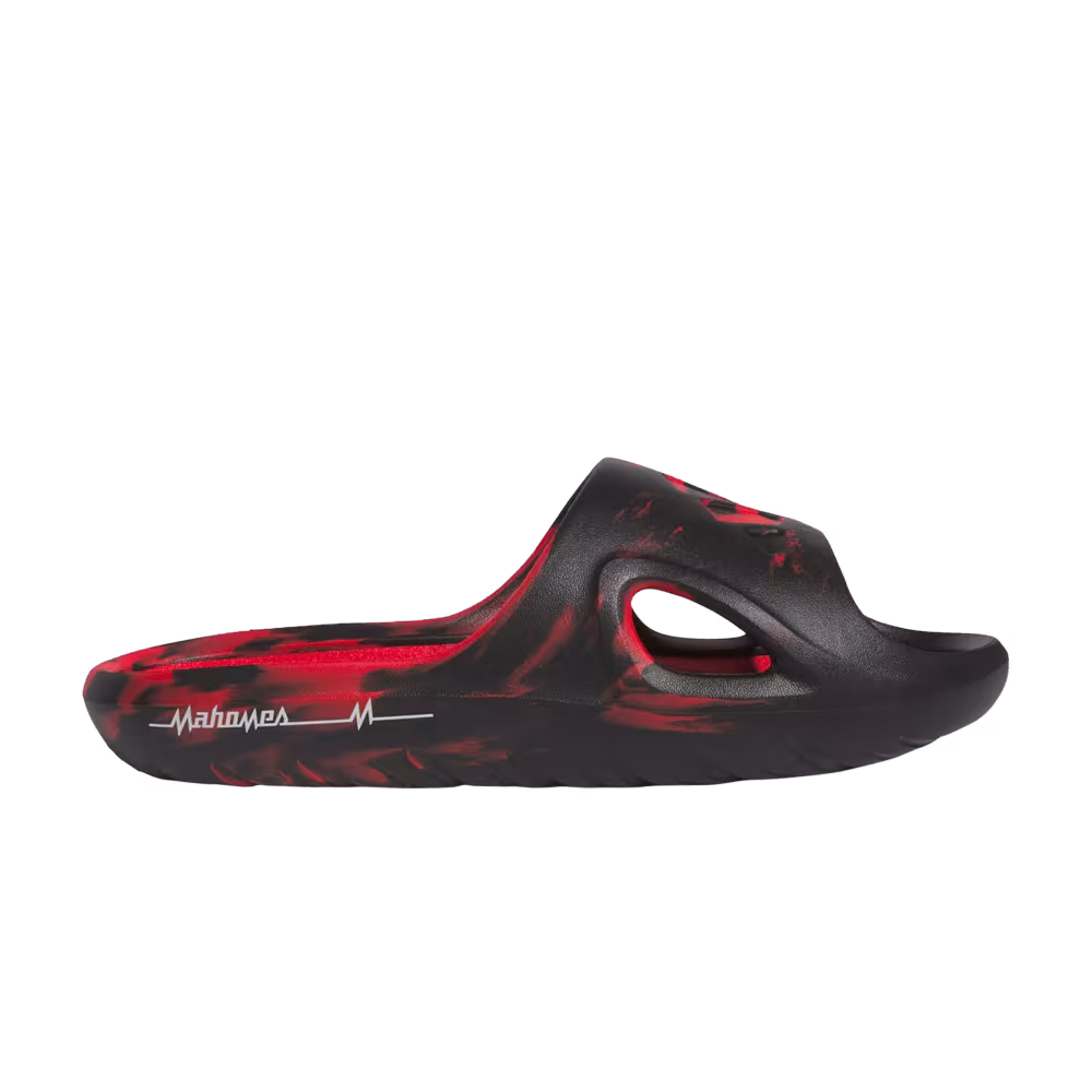 Patrick Mahomes x adidas Adicane Slide Black Collegiate Red