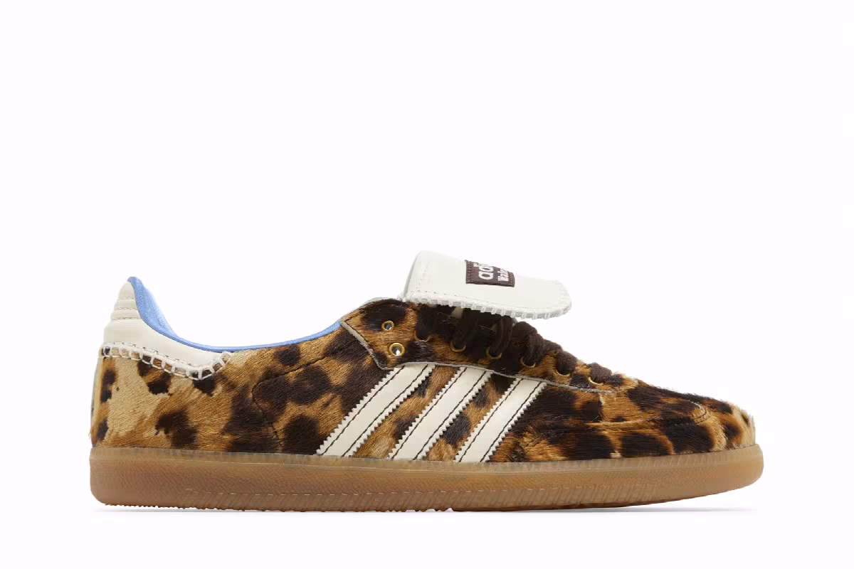 Wales Bonner x adidas Samba Pony Leopard, view 2