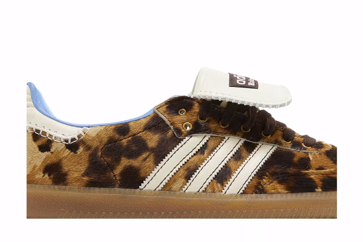 Wales Bonner x adidas Samba Pony Leopard, view 3