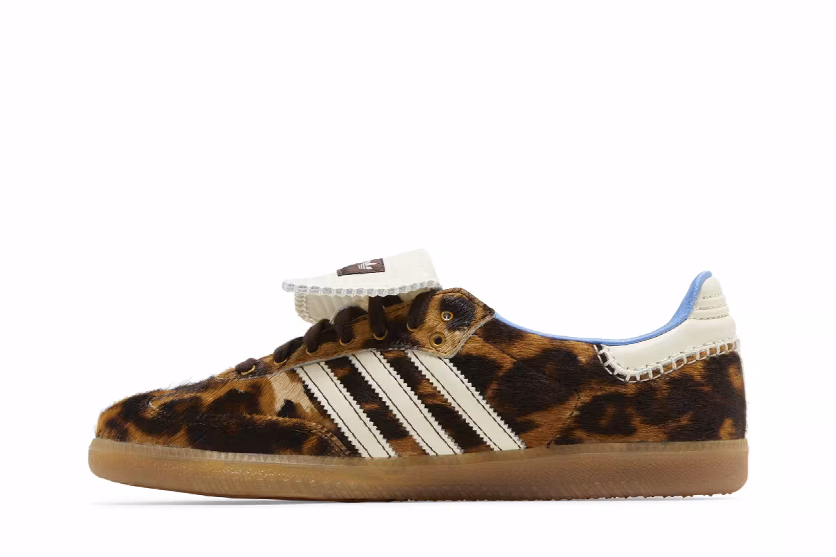 Wales Bonner x adidas Samba Pony Leopard, view 4