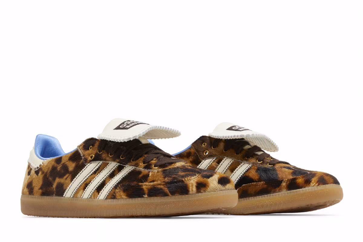 Wales Bonner x adidas Samba Pony Leopard, view 9